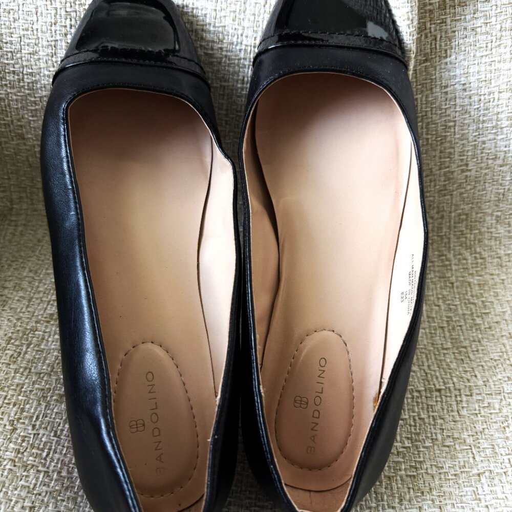 Bandolino Shoes Women's black leather Vara heels size 8,5 - Picture 13 of 16